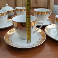Чаши за чай порцелан Чехословакия, снимка 2 - Антикварни и старинни предмети - 35109648