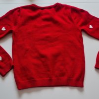 Пуловер черен на сърчица , снимка 2 - Детски Блузи и туники - 42985354