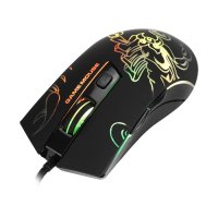 Мишка Геймърска Оптична USB Marvo M209 Черна, 6400DPI 6Btns Gaming mouse, снимка 2 - Клавиатури и мишки - 33639083