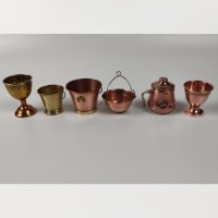 Сет мини съдове за декорация, снимка 1 - Антикварни и старинни предмети - 43895845