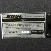 ТОНКОЛОНИ   Bose 305 , снимка 13 - Тонколони - 33669868