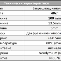 Канален неодимов магнит 100mm, снимка 12 - Други машини и части - 40433588