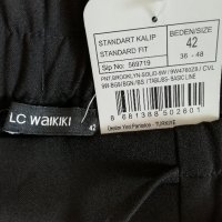 Нов дамски черен панталон 42 размер  , снимка 4 - Панталони - 38999718