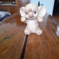 Стара детска играчка Слон,Слонче #5, снимка 1 - Антикварни и старинни предмети - 32274767