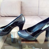 Елегантни дамски обувки естествена кожа и естествен лак, снимка 2 - Дамски елегантни обувки - 26682954