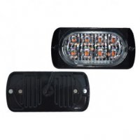 Блиц габарит ЛЕД LED Пътна помощ оранжевa светлина с 8 диода , 12-24V , снимка 2 - Аксесоари и консумативи - 35467067