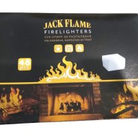 Сух спирт JACK FLAME 48 бр. кубчета за разпалване на камина, барбекю, грил и т.н., снимка 1 - Други - 43099328