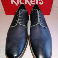 Стилни мъжки обувки от естествена кожа KicKers №46, снимка 2 - Официални обувки - 28473179