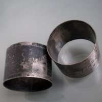 Старинни пръстени рингове за салфетки аксесоар за маса , снимка 2 - Антикварни и старинни предмети - 27780468