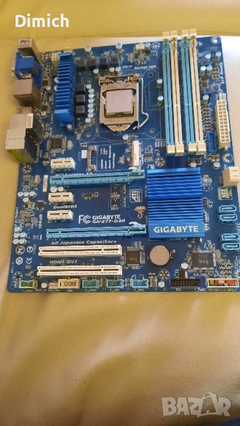 Дънна платка Gigabyte GA- Z77-D3H и Процесор i7 2700k, снимка 1