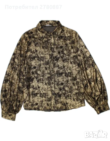 Zara златиста блуза размер М , снимка 1