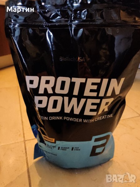ТОП Протеин - BIOTECH USA - Protein Power - с Креатин - Creatine - 1.000кг., снимка 1
