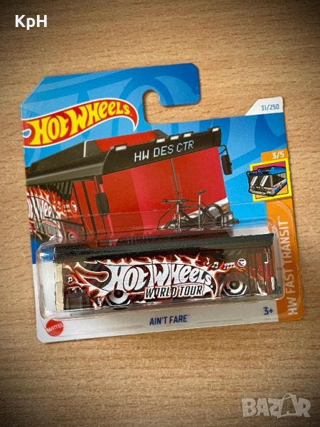 Hot Wheels Ain’t Fare Treasure Hunt TH 1:64 рядък модел количка, снимка 1