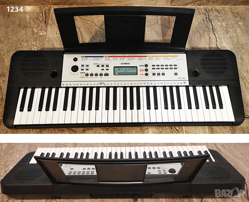като НОВ синтезатор клавир пиано YAMAHA YPT-260 с 5 октави , снимка 1