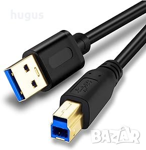 Кабел за принтер USB 3.0 A Male to B Male Printer Cable, снимка 1