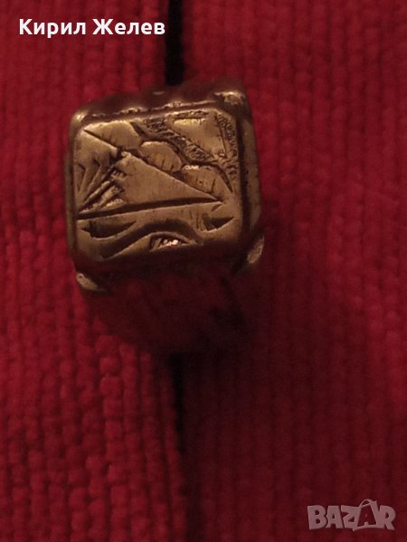 Пръстен стар бронзов 21802, снимка 1