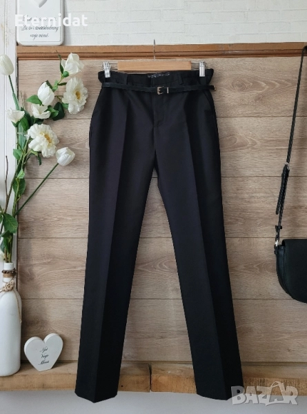 Нов черен елегантен панталон Zara , снимка 1