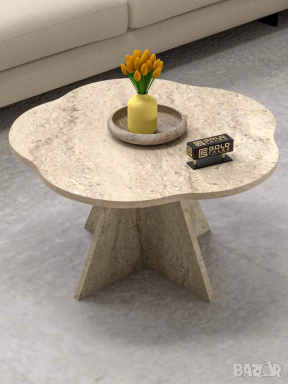 Дървена холна масичка / Масичка за кафе / Масичка за балкон , снимка 1