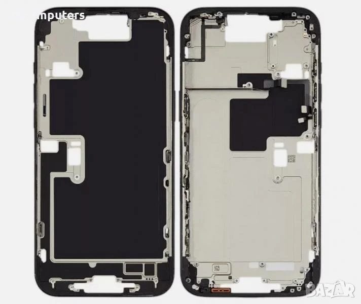 Среден борд за iPhone 16 Pro 6.3 / Черен / КЛАС B Баркод : 484122, снимка 1