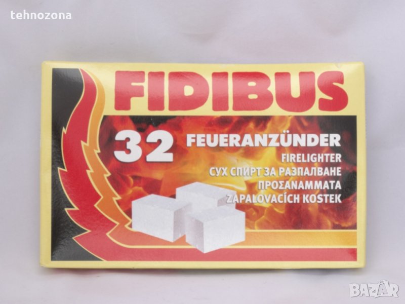 Подпалки за камина, сух спирт разпалки FIDIBUS 32, снимка 1