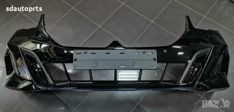 Нова Предна Броня Комплект BMW 5 i5 G60 G61 M Sport Paket Carbonschwartz, снимка 1