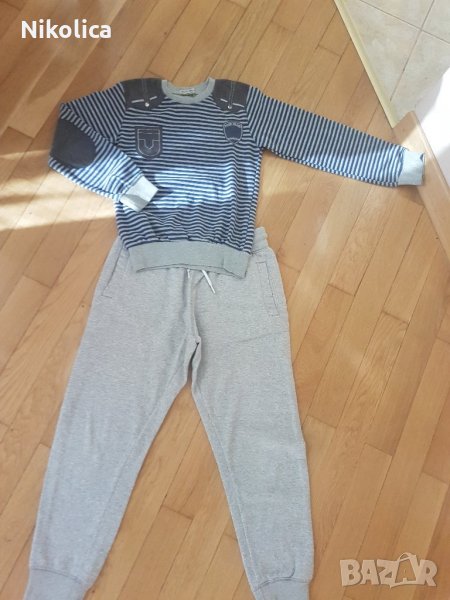 Детски спортни  долнища  Н&М,BENETTON и блуза Gold street за 10 г.момче., снимка 1