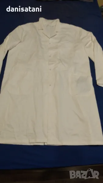 Голяма Бяла работна манта/облекло, снимка 1