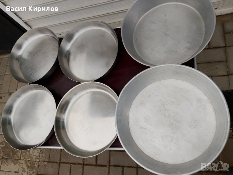 Тава Хром Силистра от соца и Алуминиеви от соца , снимка 1