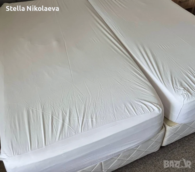 Чаршафи с ластик 150/200 и 200/200, торби 150/200 памук нови, снимка 1