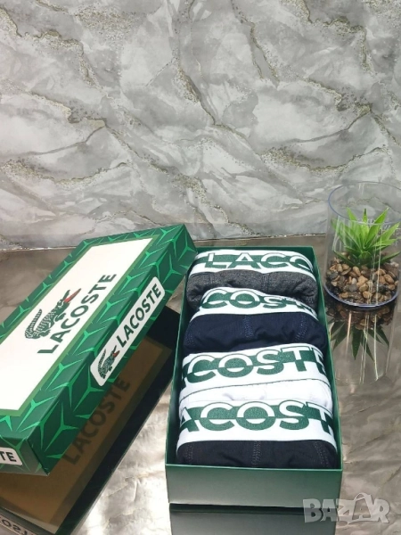 боксерки в кутия hermes hugo boss lacoste calvin klein , снимка 1