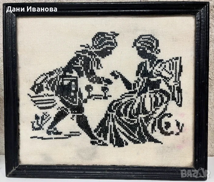 Гоблен ръчна бродерия във викториански стил, снимка 1