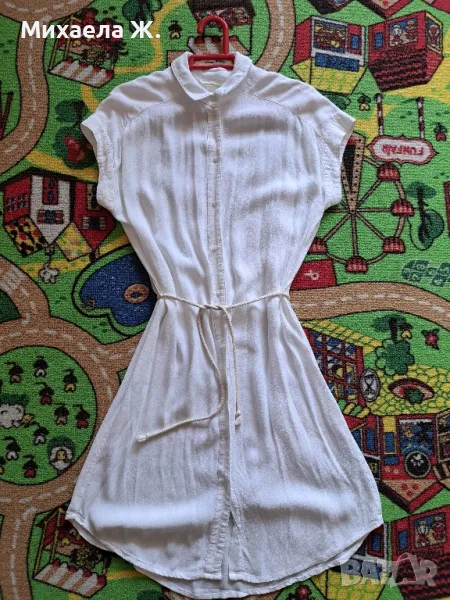 Бяла плажна рокля H&M , снимка 1