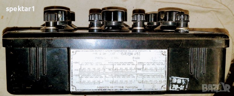 Р33 прецизен Руски магазин за резистори 0.1 99999 ома уред прецизно измерване, снимка 1