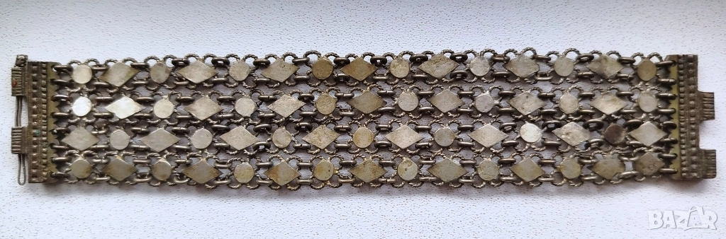 ПРОДАВАМ СТАРА РЯДКА СРЕБЪРНА ВЪЗРОЖДЕНСКА ГРИВНА ЗА НАКИТ , снимка 1