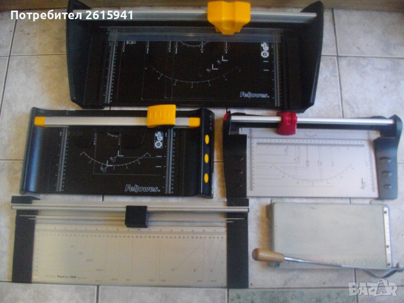 Нова Резачка За Хартия/Ролков Нож/Гилотина-Различни-HAMA/OLYMPIA/GAMMA/Fellow-Герм/КНР, снимка 1