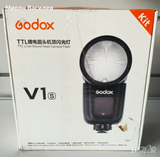 Светкавица Godox V1S Sony, снимка 1