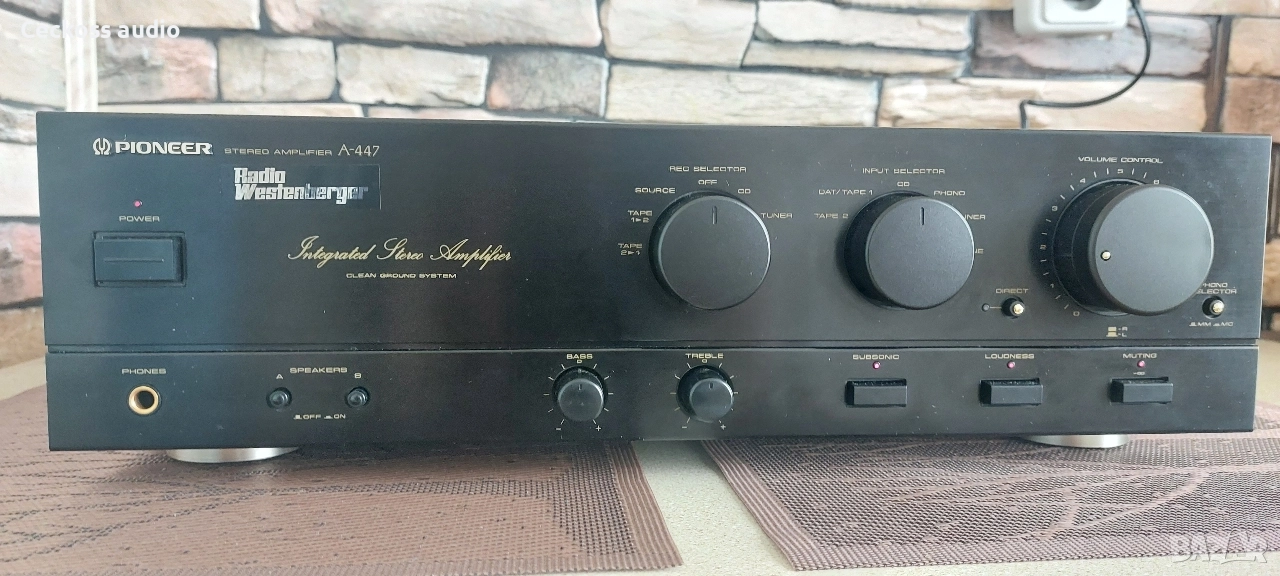Стерео усилвател PIONEER A-447, снимка 1