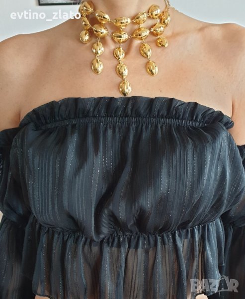 Златни колиета за врат, 14К-с цвят на 22К, снимка 1