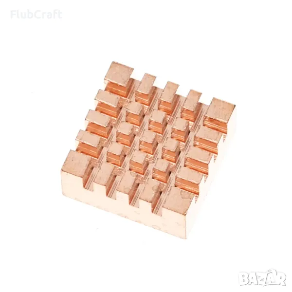 RHS-03 Меден радиатор за DDR DDR2 DDR3 RAM охладител на паметта, снимка 1