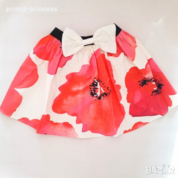 Детска пола Макове 128,134см, снимка 1