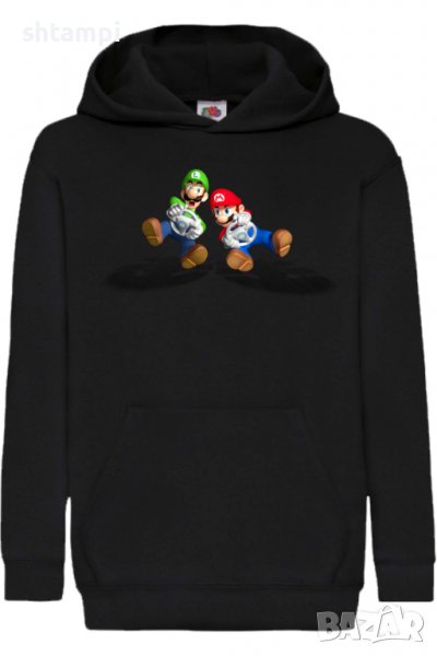 Детски Суитчър/Суитшърт Mario & Luigi Cart,Super Mario,Игра,Подарък,Изненада,Забавление,Рожден Ден, снимка 1