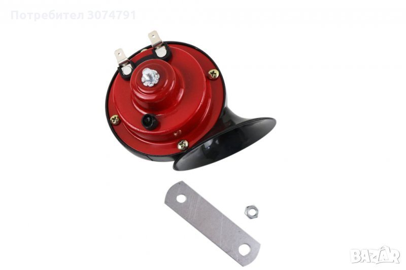 Клаксон Тромба тип Охлюв Електрическа 12V Кола Мотор Джип МПС Универсален, снимка 1