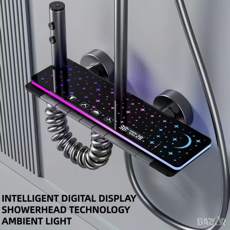 Луксозна Душ Система със “Звездно Небе” Ефект – BBConstruction Store, снимка 1