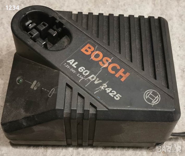 зарядно за батерии BOSCH AL 60 DV 2425 от 7,2 до 24 волта, снимка 1