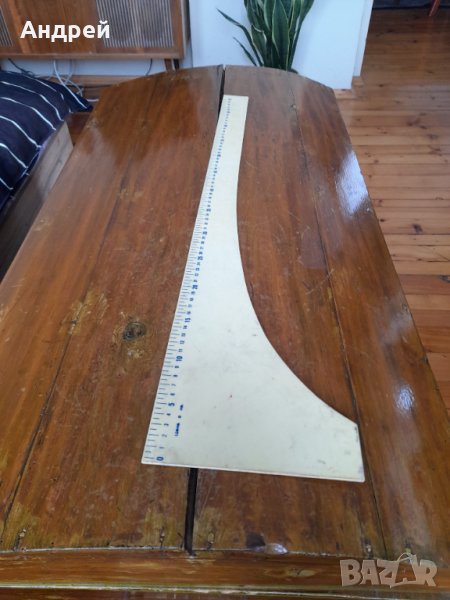 Стара шивашка линия,линеал #4, снимка 1