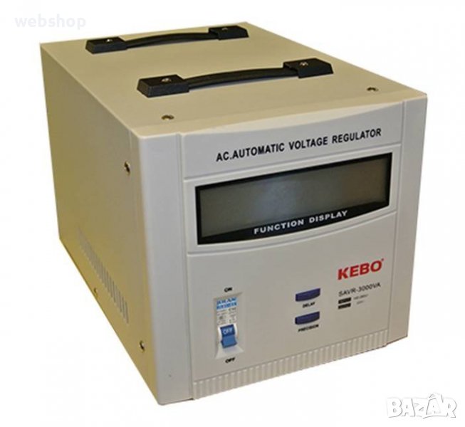 Стабилизатор на напрежение със серво мотор SAVR-3000 140VAC/260VAC 220VAC 3000VA, снимка 1