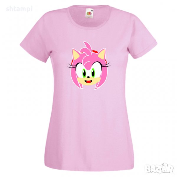 Дамска тениска SONIC AMY Игра,Изненада,Подарък,Празник,Повод, снимка 1