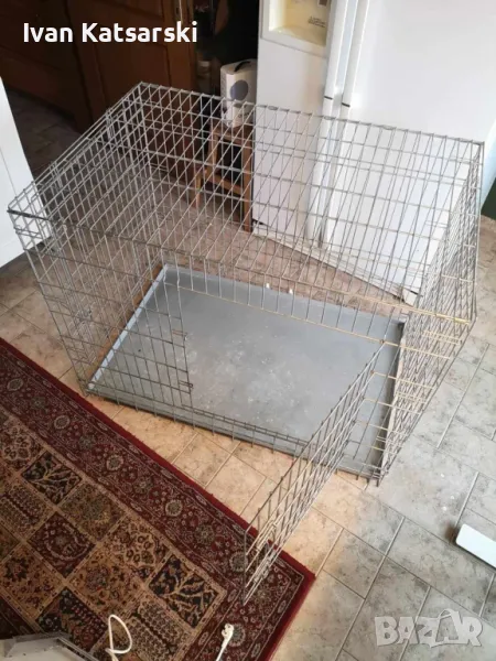 Сгъваема Клетка за Кучета, снимка 1