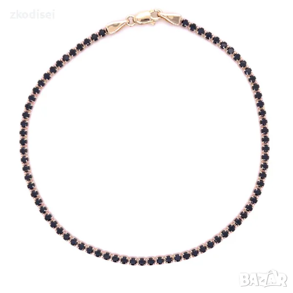 Златна дамска гривна 2,60гр. 17,5см. 14кр. проба:585 модел:29506-6, снимка 1