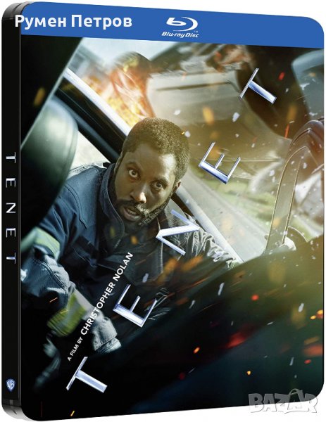 Нов двоен блу рей стилбук ТЕНЕТ -  TENET Double Steelbook - издание в 2 диска, снимка 1